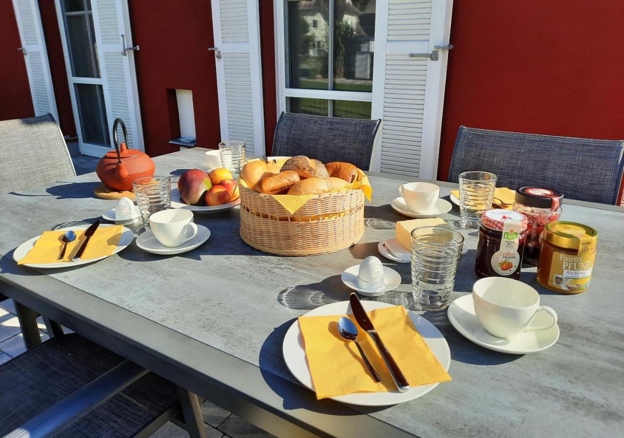 Modernes Reetdach-Ostseeferienhaus Bella Mare, Insel Usedom Mit Sauna, Kamin & Sonnenterrasse Zirchow Zewnętrze zdjęcie