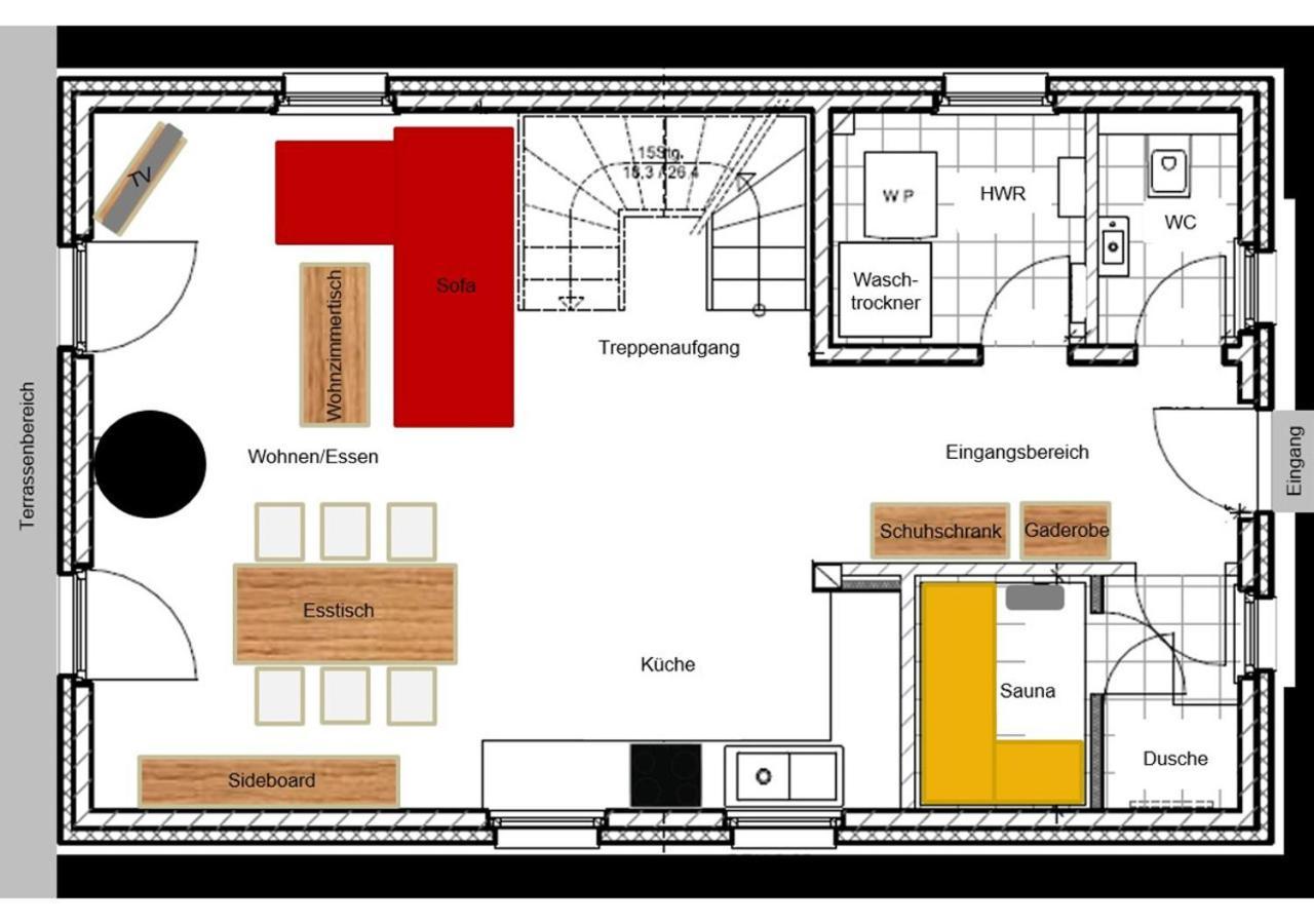 Modernes Reetdach-Ostseeferienhaus Bella Mare, Insel Usedom Mit Sauna, Kamin & Sonnenterrasse Zirchow Zewnętrze zdjęcie